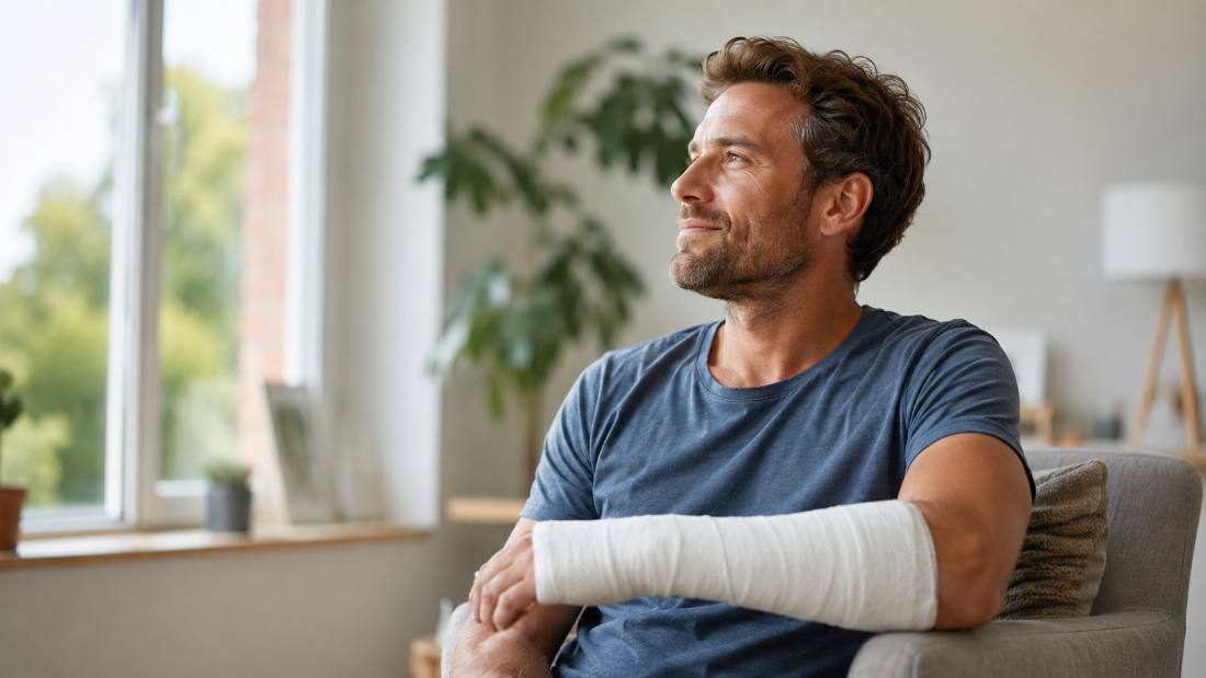 Herstel na een botbreuk - onderarm in gips - Spine Clinics