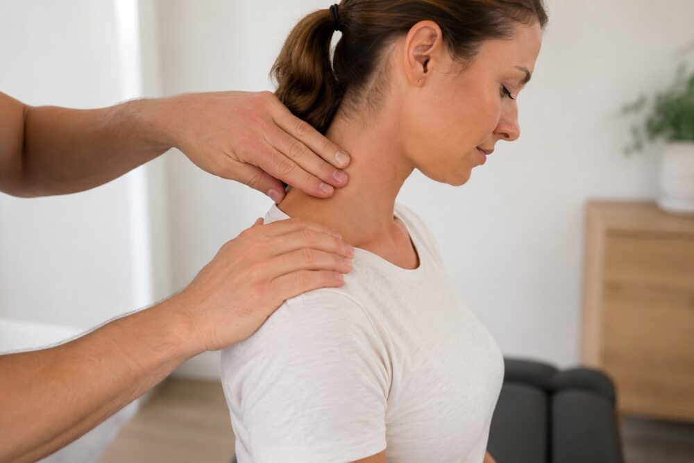 Nekonderzoek spanningshoofdpijn Spine Clinics
