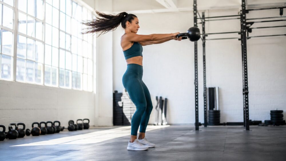 CrossFit kettlebell-training in een lichte box - Spine Clinics